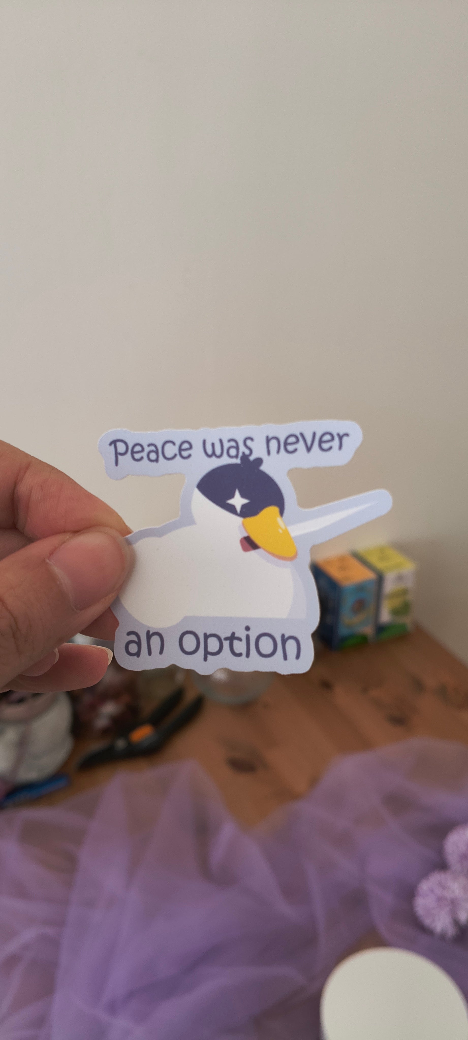 Peace was never an option