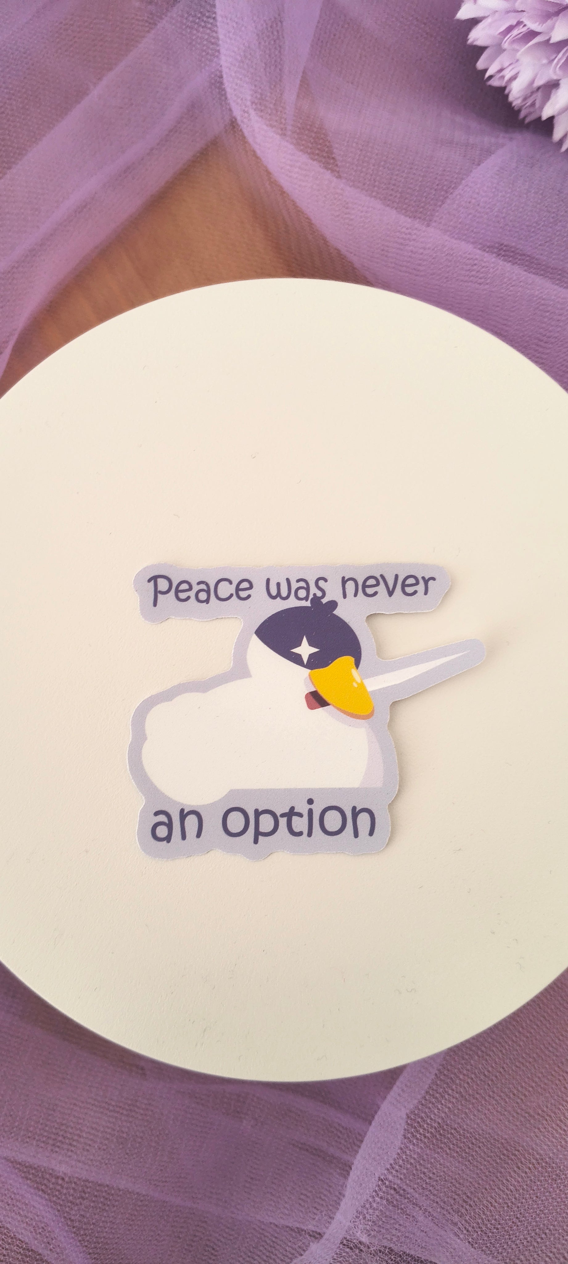 Peace was never an option